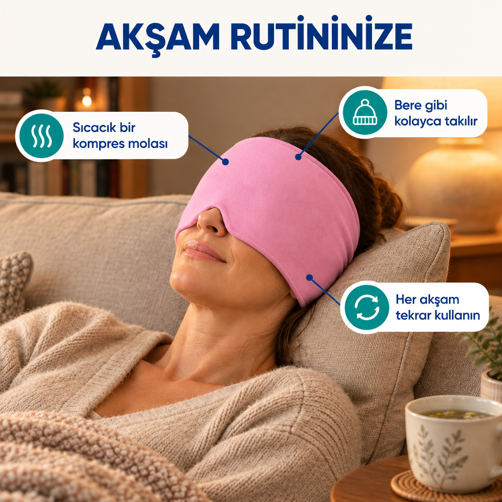 Akşam rutininde kullanım